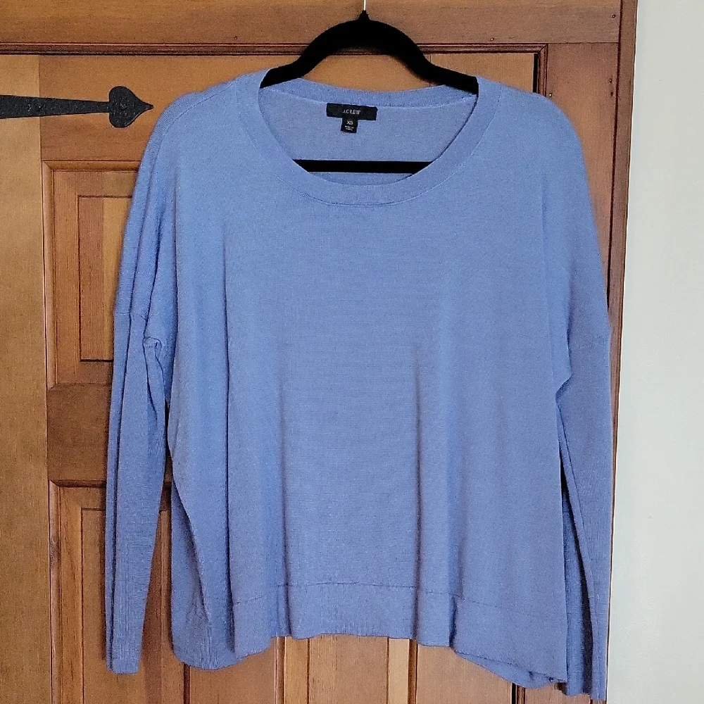 J. CREW MERINO WOOL RELAXED FIT SWEATER